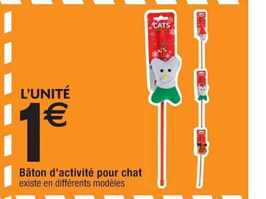 bâton d'activité pour chat