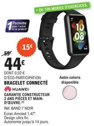bracelet connecté huawei