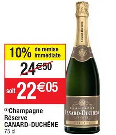 champagne réserve canard-duchêne