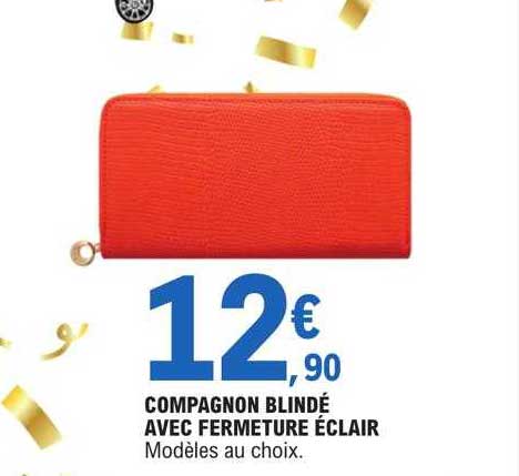 compagnon blindé avec fermeture éclair