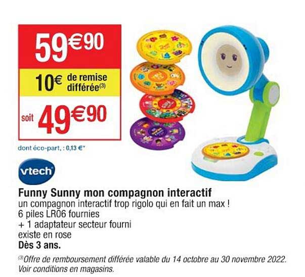 funny sunny  mon compagnon interactif vtech
