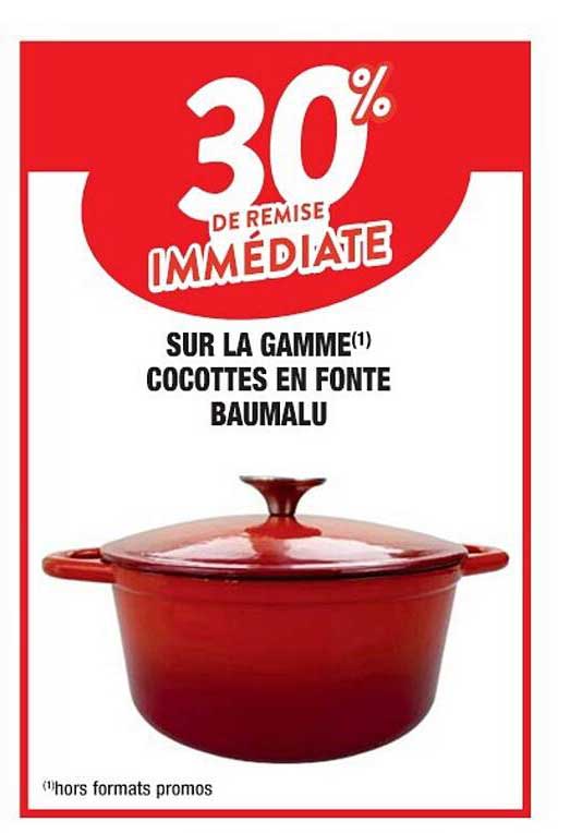 la gamme cocottes en fonte baumalu