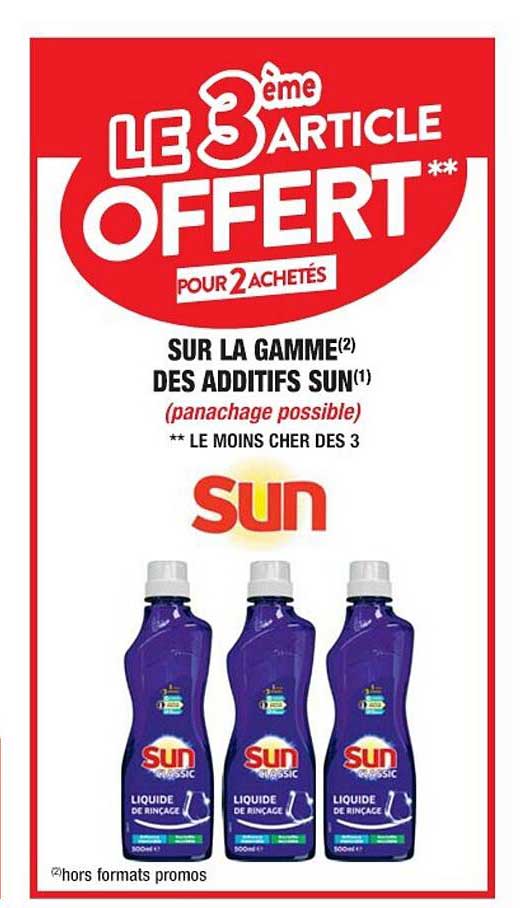 La Gamme Des Additifs Sun