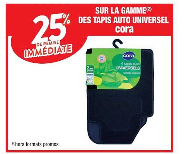 La Gamme Des Tapis Auto Universel Cora