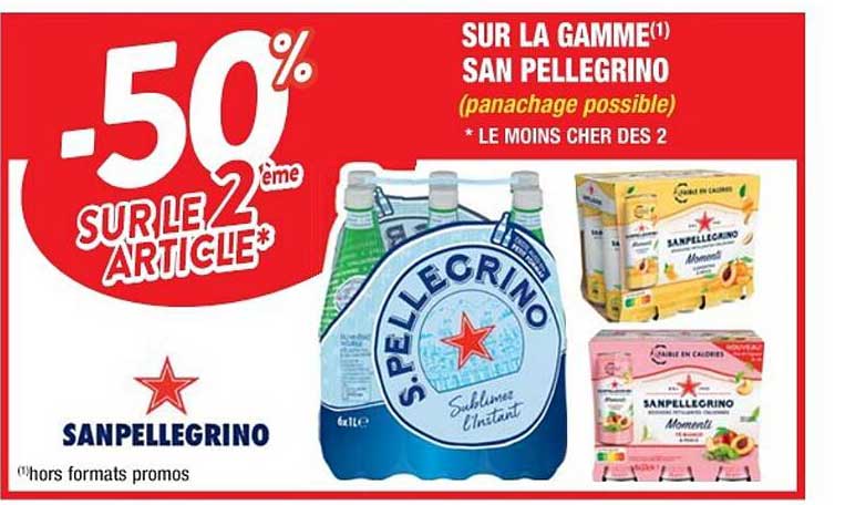 la gamme san pellegrino