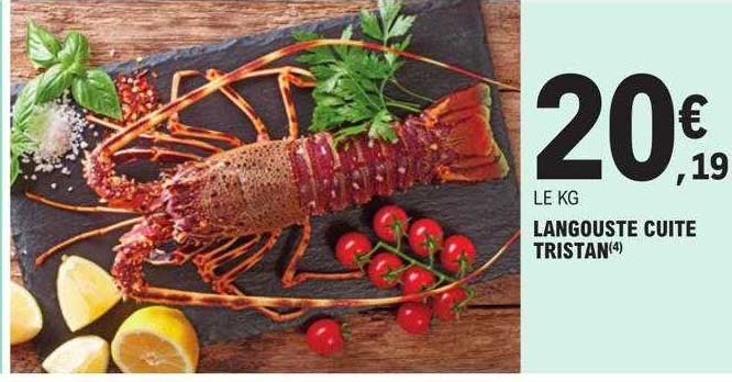 langouste cuite tristan