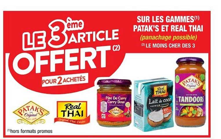 les gammes patak's et real thaï