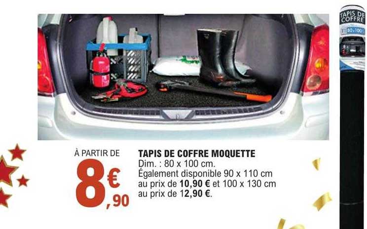 tapis de coffre moquette