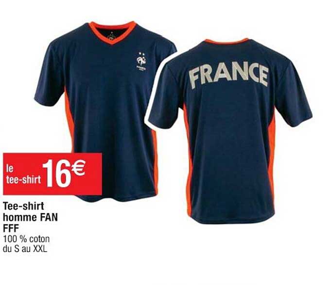 tee-shirt homme fan fff