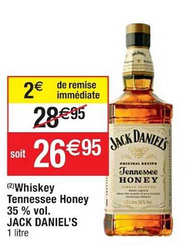 whiskey tennessee honey 35% vol. jack daniel's