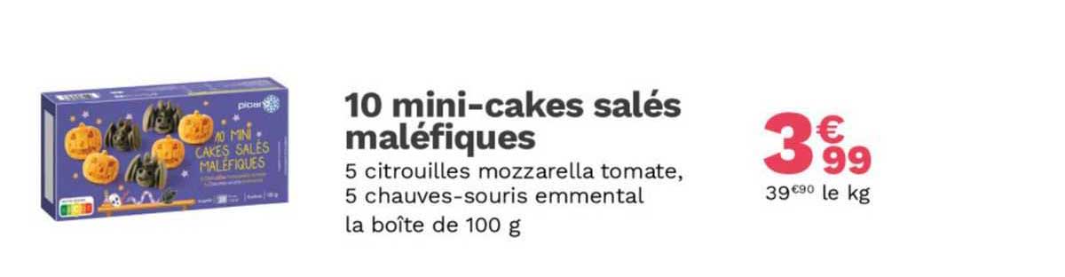 10 mini-cakes salés maléfiques