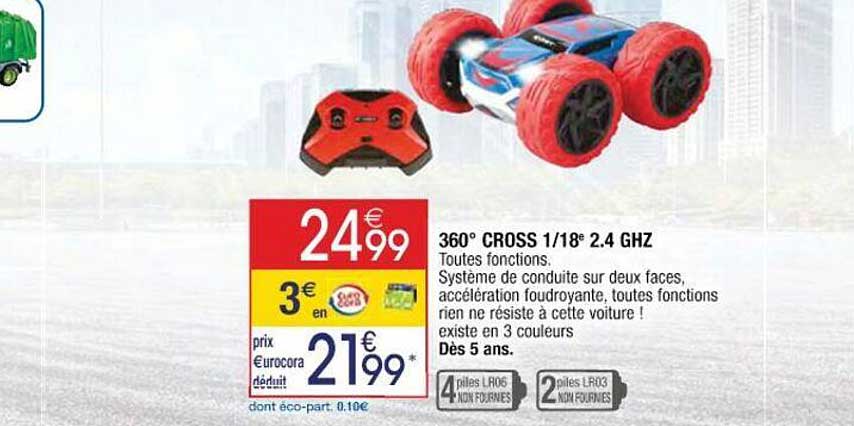 360° cross 1/18e 2.4 ghz