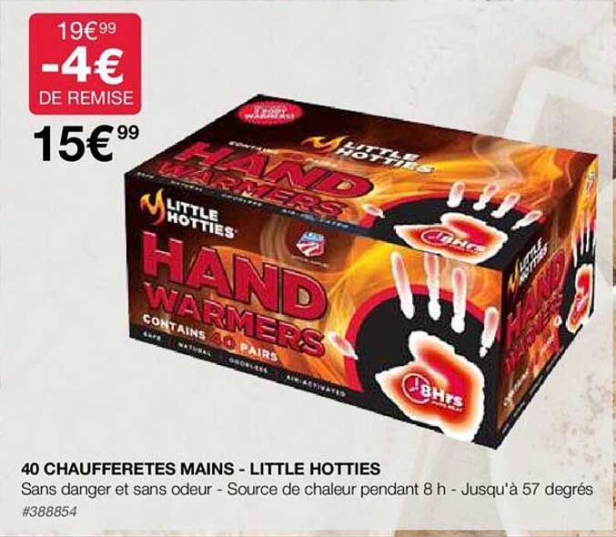 40 chaufferetes mains - little hotties