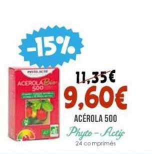 acérola 500 phyto - actif