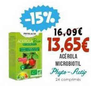 acérola microbiotil phyto - actif
