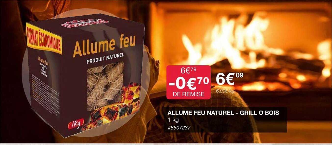 allume feu naturel - grill o'bois