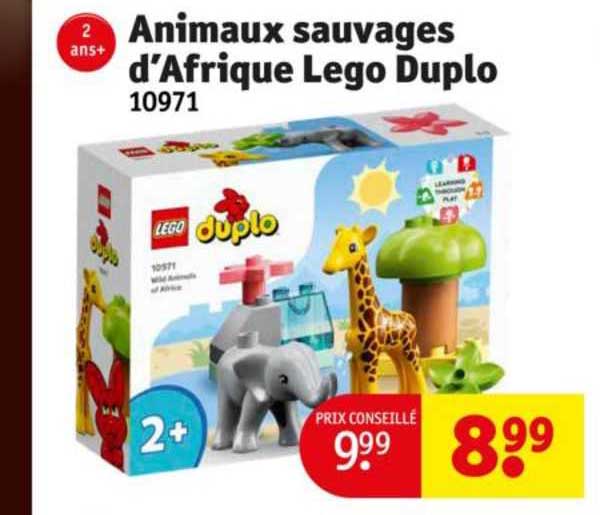 animaux sauvages d'afrique lego duplo