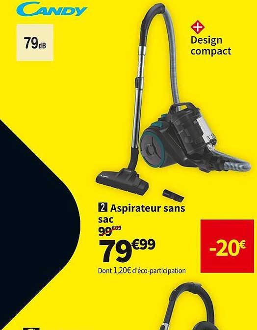 Aspirateur Sans Sac Candy