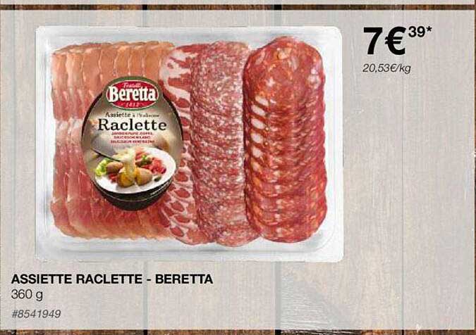 Assiette Raclette - Beretta
