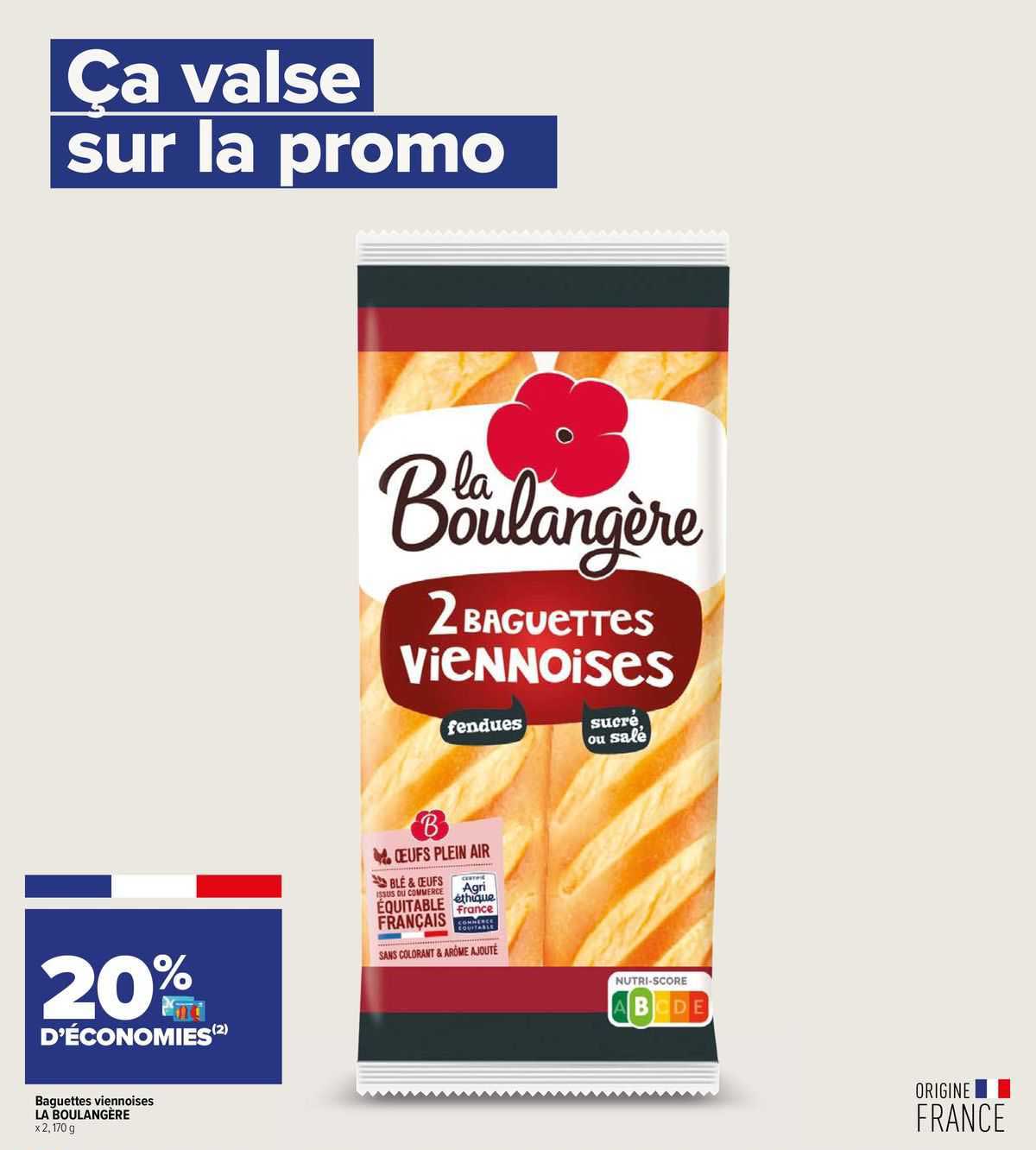 Baguettes Viennoises La Boulangère