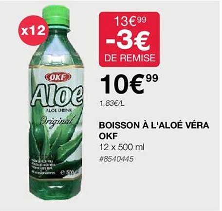 boisson à l'aloé véra okf