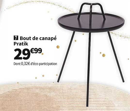 bout de canapé pratik