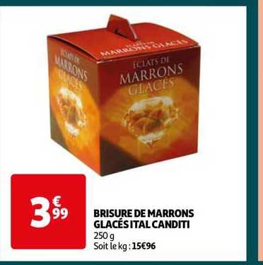 Brisure De Marrons Glacés Ital Canditi