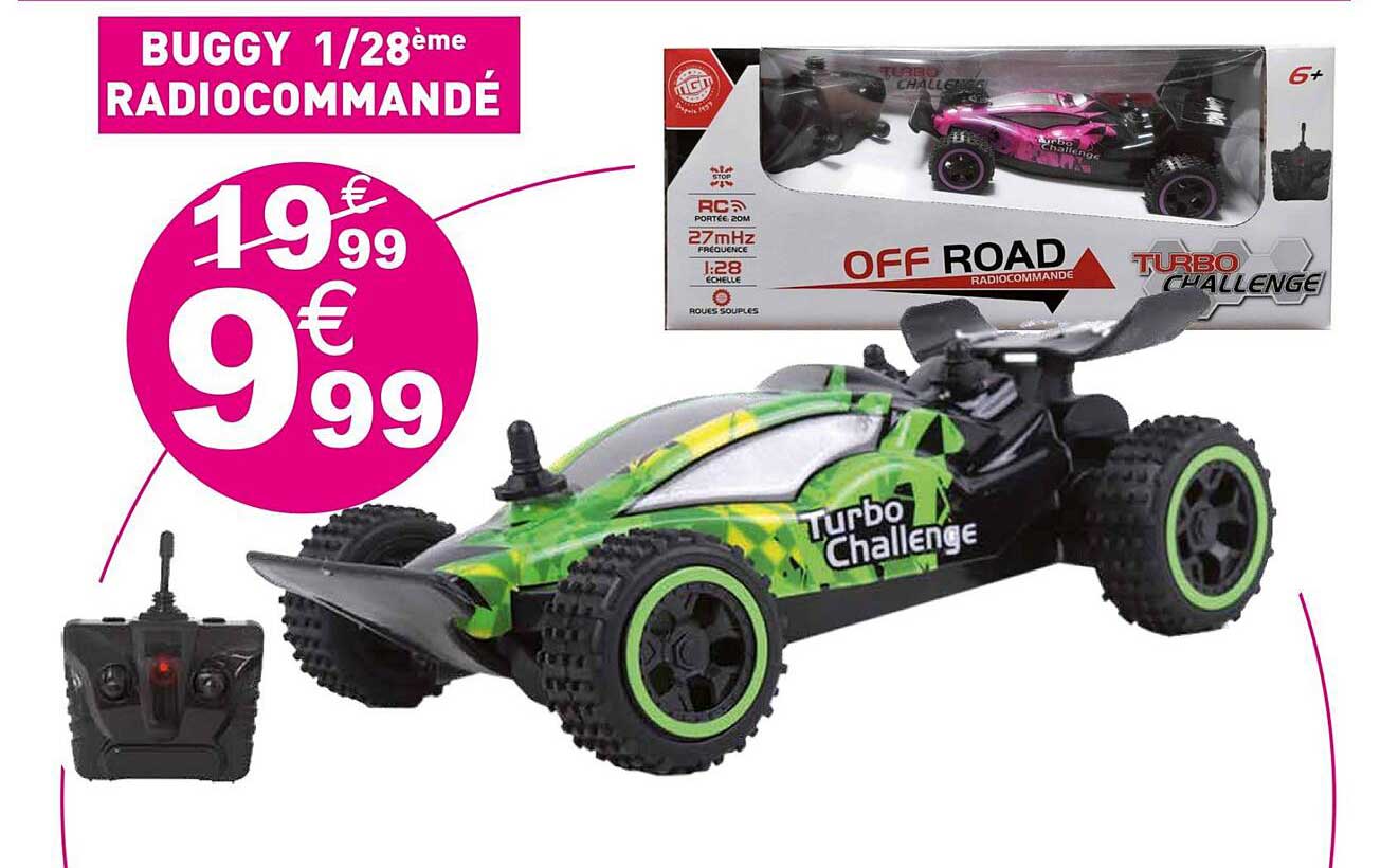 buggy 1/28ème radiocommandé