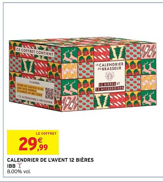calendrier de l'avent 12 bières ibb