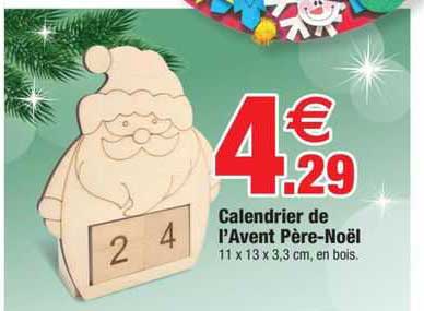 calendrier de l'avent père-noël