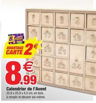 calendrier de l'avent