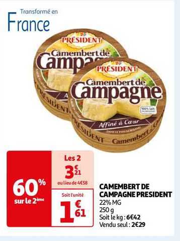 Camembert De Campagne Président