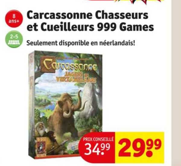 Carcassonne chasseurs et cueilleurs 999 games