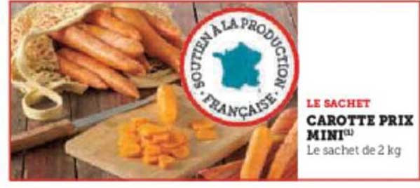carotte prix mini