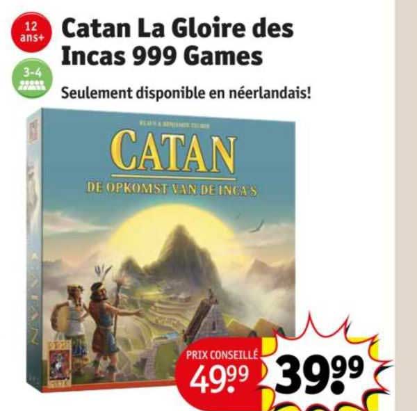 catan la gloire des incas 999 games