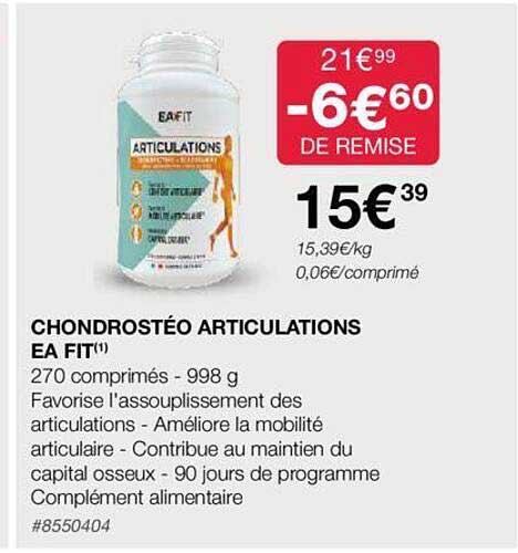 chondrostéo articulations ea fit
