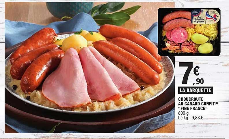 Choucroute Au Canard Confit "fine France"