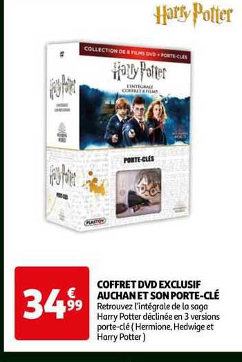 coffret dvd exclusif auchan et son porte-clé