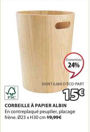 corbeille à papier albin