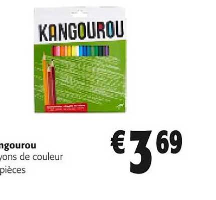 Crayons De Couleur Kangourou