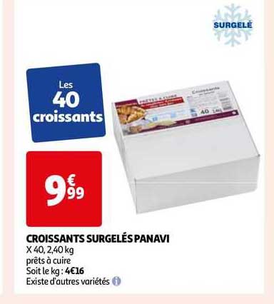 Croissants Surgelés Panavi