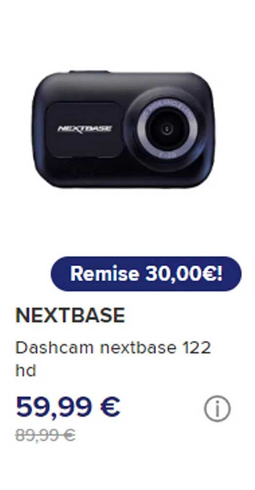 dashcam nextbase 122 hd