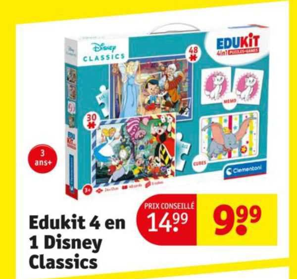 edukit 4 en 1 disney classics