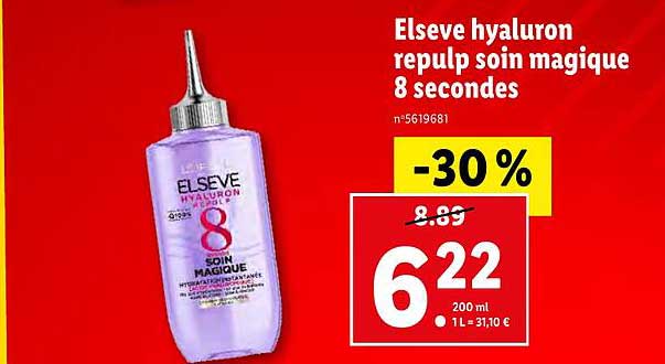 elseve hyaluron repulp soin magique 8 secondes