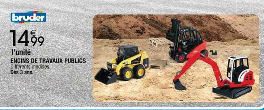 engins de travaux publics bruder