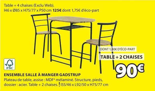 ensemble salle à manger gadstrup