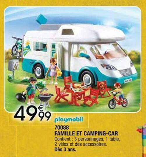 famille et camping-car playmobil 70088