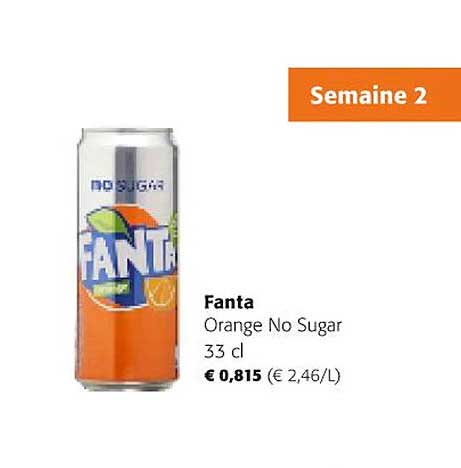 Fanta Orange No Sugar