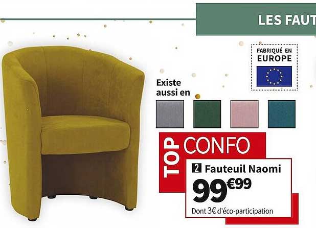 fauteuil naomi