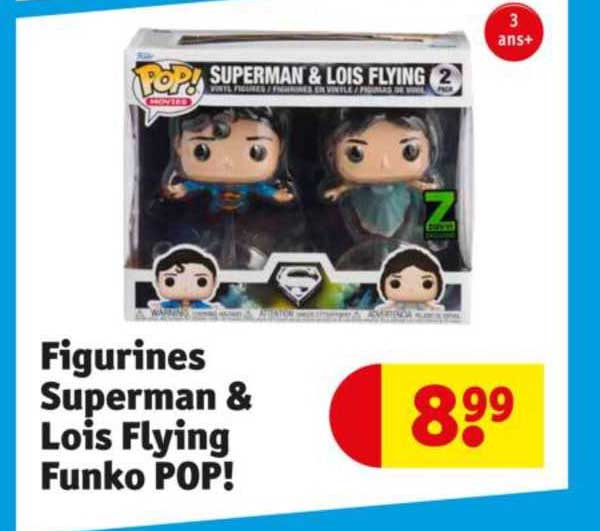 figurines superman & lois flying funko pop!